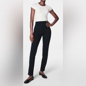 Spanx Black Perfect Fit Ponte Straight Pants - Size XS